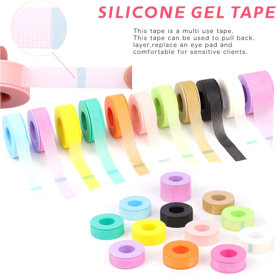 Silicone Gel Tape for Lash Extensions Sensitive Skin Multi Use Non-Woven Breathable Under Eye Pad Patches Makeup Tools Supplier Quick Pick Grocers