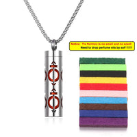 Long Strip Stainless Steel Aromatherapy Necklace Perfume Diffuser Essential Oil Diffuser Pendant Necklace Jewelry Accessories Econic Blanks