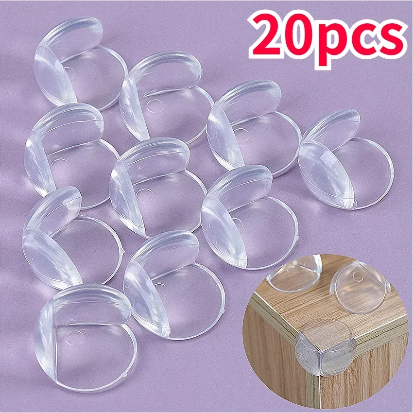 Childproofing Table Corner Guards - 16 PCS Transparent Spherical Edge Protectors children child safety Quick Pick Grocers