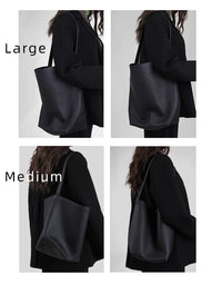 MENDY Bucket Bag Large Women's Bag Tote Bag Shoulder Bag Luxury Designer Genuine Leather Handbag Japanese Popular Bag Soft Row Quick Pick Grocers