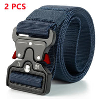 Genuine Tactical Belt Quick Release Outdoor Military Belt Soft Real Nylon Sports Accessories Men And Women Black Belt Quick Pick Grocers