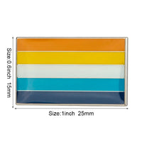 Pride Badge Bisexual Pansexual Brooch Lesbian Pride Pin Flag LGBTQ Gay Flag Lapel Pin Quick Pick Grocers