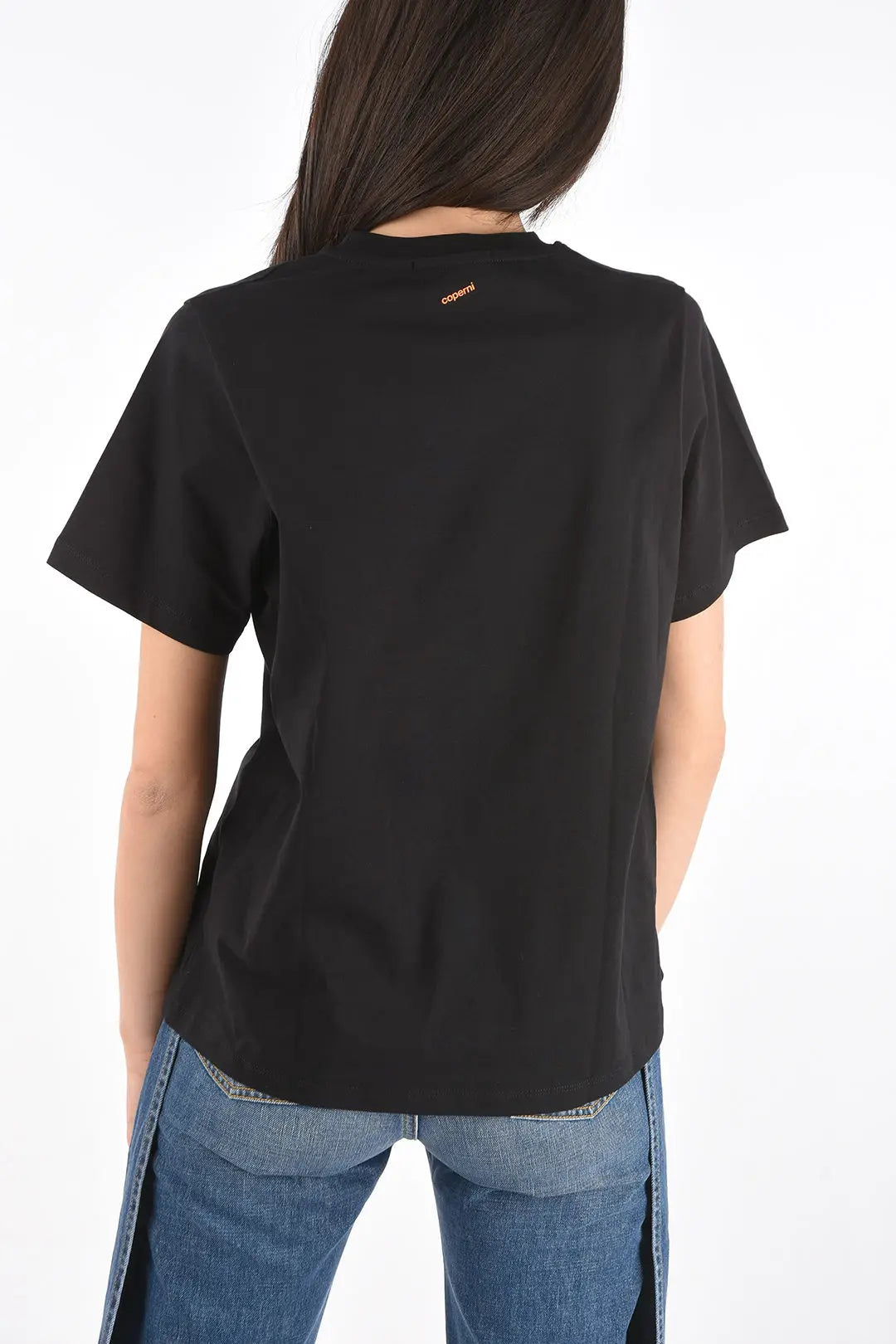 Women'S Golden Cherry Print Short Sleeve Stylish Round Neck Perfect for Spring Outfits Cherry Themed Items Aesthetic Clothes Quick Pick Grocers