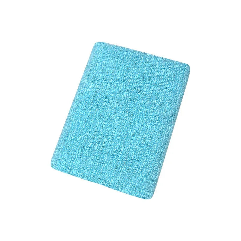 New Breathable Cotton Wristband Set for Men and Women Sweat Absorbent Wrist Sweatbands for Tennis Football Basketball Running Quick Pick Grocers