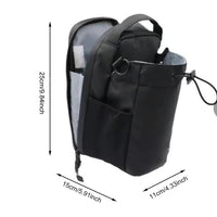 2025 Magnetic Gym Sling Bag Water Bottle & Phone Holder Waterproof Crossbody Bag for Outdoor Sports Travel Fitness Accessories Econic Blanks