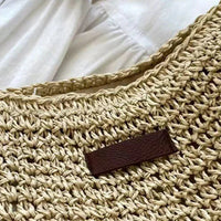 Elegant Light Paper Rope Bag - Bohemian Handmade Style, Hot-Selling Beach/Casual Bag (Crossbody & Shoulder Tote) Quick Pick Grocers