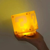 LED Question Mark Brick Night Light With Music USB Charging Desk Lamp Light Birthday X-mas Gifts Quick Pick Grocers