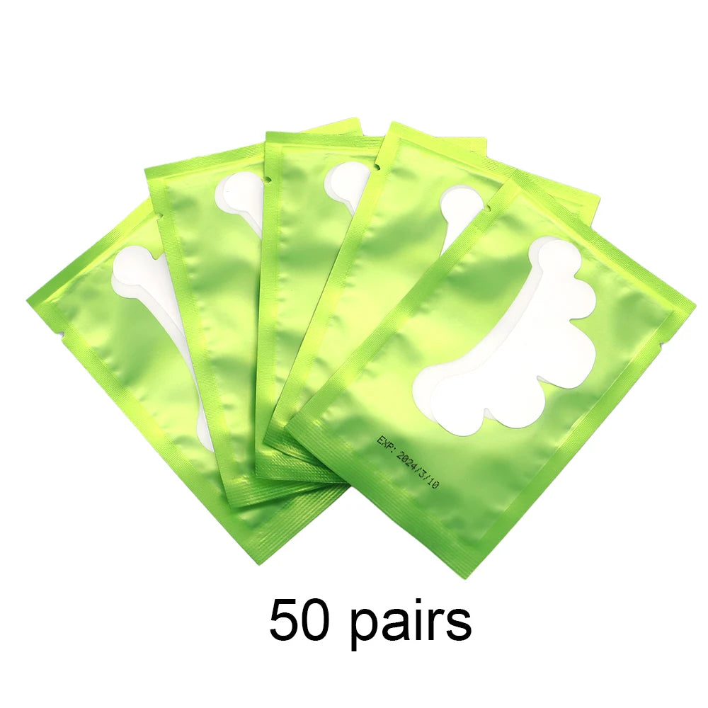 20/50Pairs Lash Extension Eye Stickers Hydrogel Patches Grafting Eyelashe Under Eye Pads Eyelashes Extension Lashes Tools Makeup Quick Pick Grocers