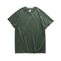 Dukeen 280gsm Oversized Heavy T-Shirt for Men Summer Short Sleeve Tee Cotton Solid Color Top Casual T Shirts One Piece Quick Pick Grocers