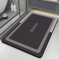 Diatomaceous Earth Bath Mat Bathroom Rug Absorbent Non-slip Floor Foot Mats Quick Dry Shower Carpet Toilet Pad Doormat Washable Quick Pick Grocers