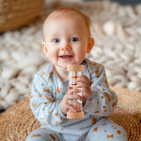 Montessori Baby Rain Stick Rainbow Hourglass Rain Music Rattle Baby Educational Toy Montessori Sensory Toys for Kids BABY's Gift Purest Peak