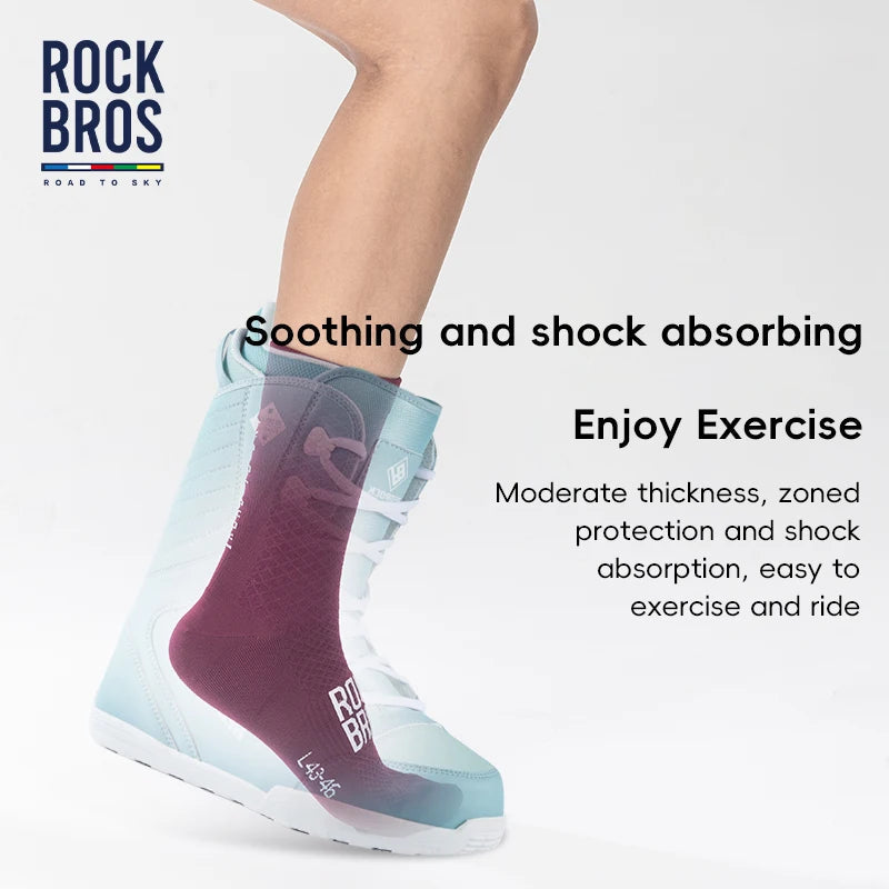 ROCKBROS ROAD TO SKY Sport Socks Breathable MTB Road Cycling Socks High Elastic Shock Absorbing A pair Bike Socks Quick Pick Grocers