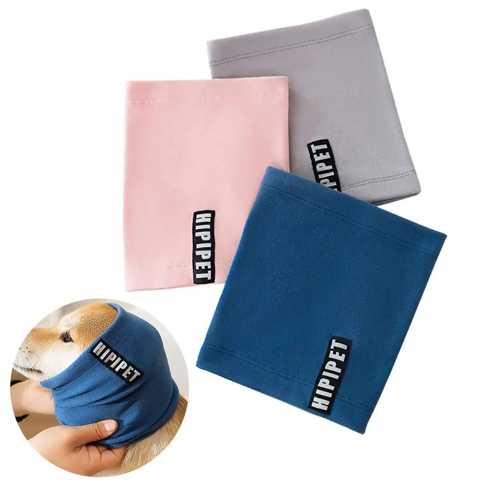 Dog Grooming Earmuffs Soft Warm Noise-Proof Earmuffs Pet Ear Cover Cloth Hat Grooming Bathing Blowing Drying Pet Sleeve Econic Blanks