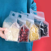 5pcs Reusable Leakproof Food Storage Bags For Nut Grain Vegetable Fruit And Snack Kitchen Organizer Storage Containers Econic Blanks