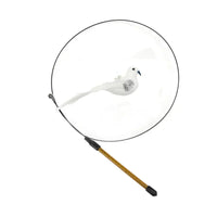 Simulation Bird Cat Toys Funny Interactive Peacock with Bell Cat Stick Toy for Kitten Playing Teaser Wand Toys Pet Cats Supplies Quick Pick Grocers