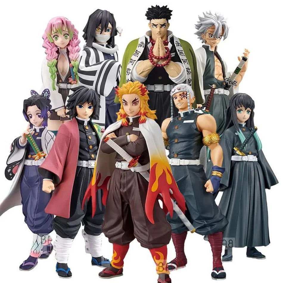 Anime Demon Slayer Kimetsu no Yaiba Figure Kamado Tanjirou Action Figure Agatsuma Zenitsu Nezuko Warrior PVC Model Toys Quick Pick Grocers