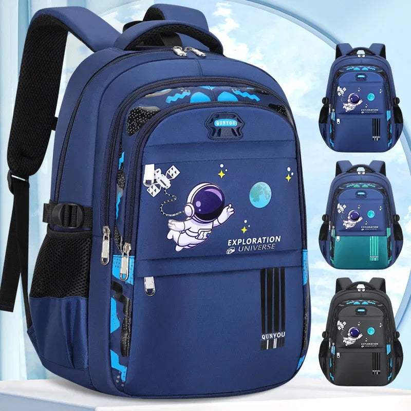 Kids Backpack Children School Bags for Boys Astronaut School Backpack Waterproof Primary Book Bag Mochila Infantil Purest Peak