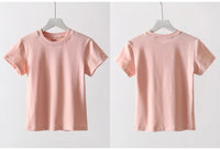 Basic T Shirts Women Cotton Slim Fit White Tops Summer Black Tees Crew Neck 100% Cotton T Shirt For Women Plain T-shirts Soft Quick Pick Grocers