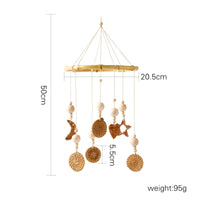 Baby Wooden Bed Bell Cartoon Rabbit Mobile Hanging Rattles Toy Hanger Crib Mobile Bed Bell Wood Toy Holder Arm Bracket Kid Gifts Purest Peak