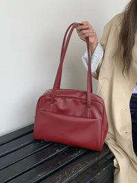 Korean Style Large Capacity Single Shoulder Women's Bag Versatile Vintage Underarm Bag Autumn 2025 New Arrival Tote Bag Quick Pick Grocers