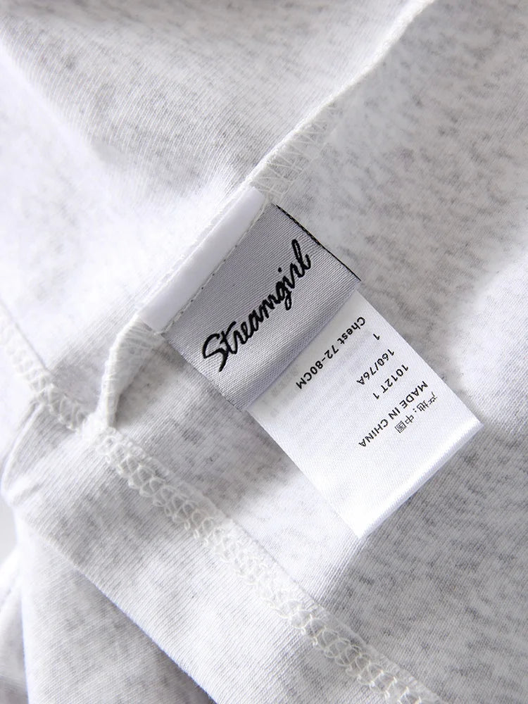 Basic T Shirts Women Cotton Slim Fit White Tops Summer Black Tees Crew Neck 100% Cotton T Shirt For Women Plain T-shirts Soft Quick Pick Grocers