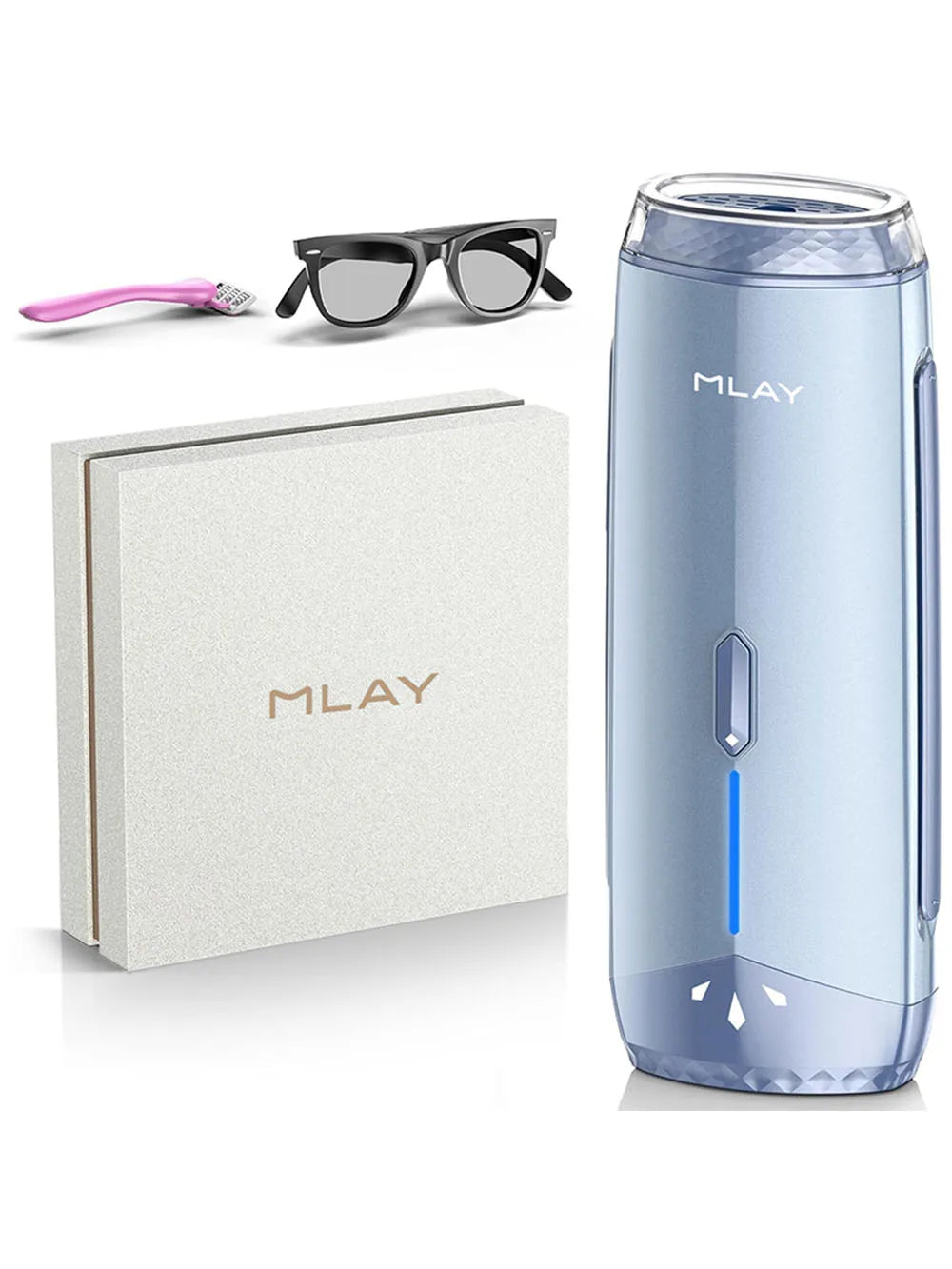 Mlay T18 ICE Cooling Hair Removal Device With Unlimited Shots Permanent IPL Laser Home Use Painless Epilator For Women Men Quick Pick Grocers