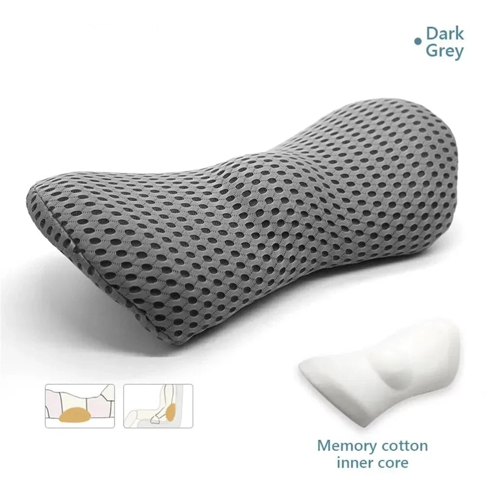 Breathable Memory Cushion Interior Accessories Bed Sleeping Pillow Car Seat Waist Pillow Lumbar Support Pillow Foam Car Cushion Econic Blanks