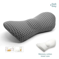 Breathable Memory Cushion Interior Accessories Bed Sleeping Pillow Car Seat Waist Pillow Lumbar Support Pillow Foam Car Cushion Econic Blanks