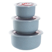 3pcs Food Storage Containers Bento Box with Lid Microwave Storage Containers for Kitchen Storage Meal Prep Take Out Econic Blanks