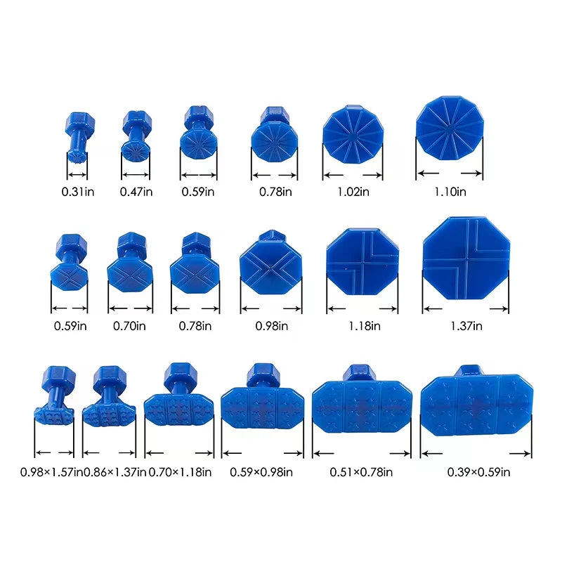 Car Dent Repair Puller, Car Repair Tools Kit With 18pcs Plastic Glue Tabs plastiT-Handle Dent Remover Universal For Car Accessor Quick Pick Grocers