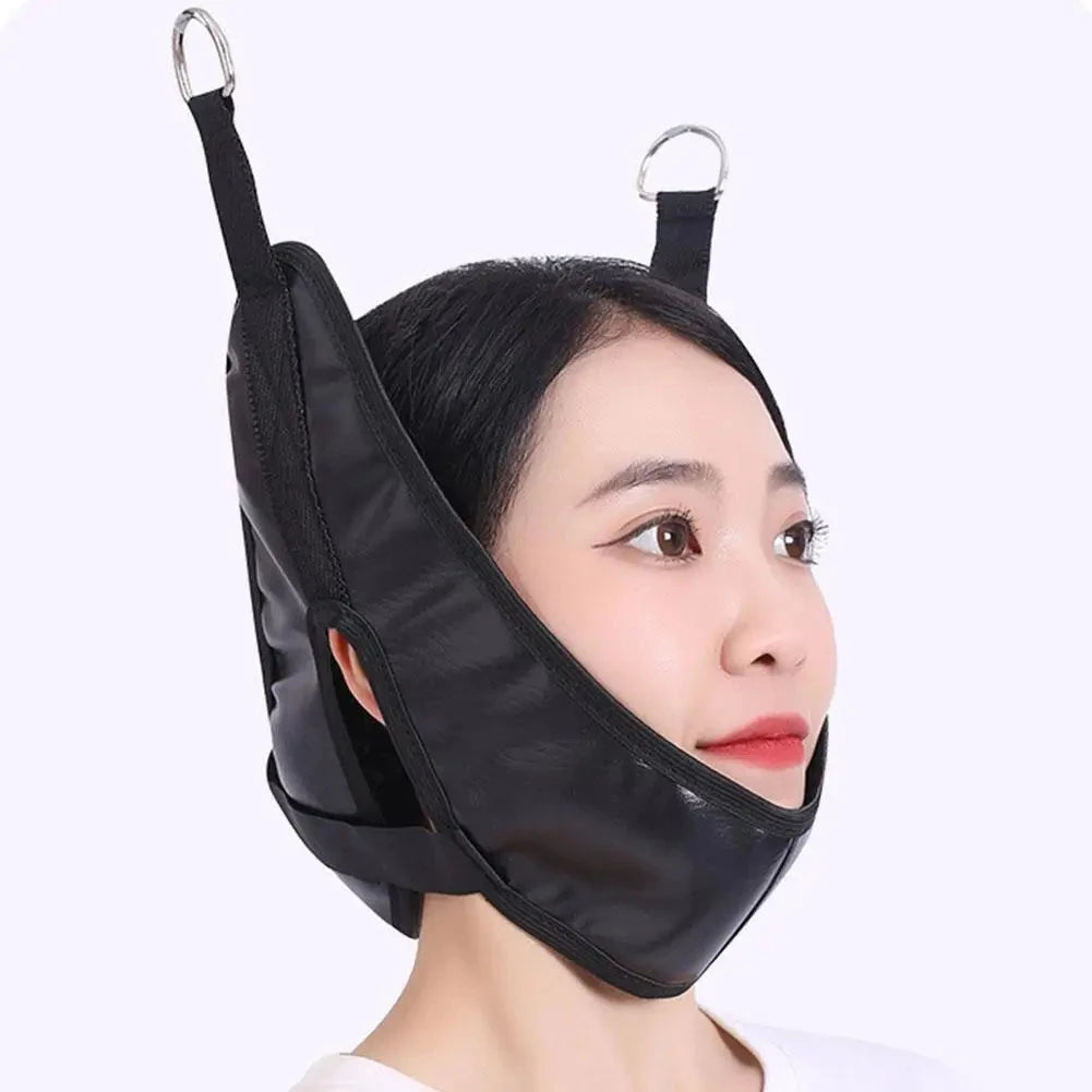 Over Door Hanging Neck Traction Kit Cushion Belt Brace Adjustable Cervical Correction Stretcher Back Head Massager Econic Blanks