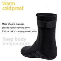 3mm&5mm Neoprene Diving Socks Non-slip Adult Warm Patchwork Elasticity Wetsuit Shoes Diving Surfing Boots Swimming Snorkeling Quick Pick Grocers