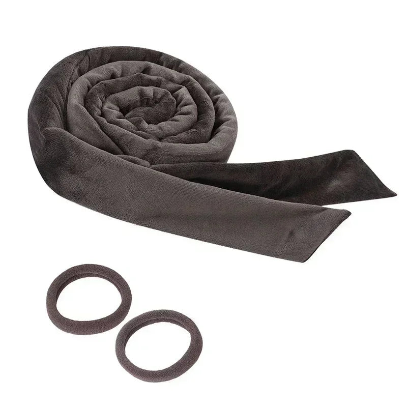 Heatless Curling Rod Headband No Heat Hair Curlers Ribbon Lazy Hair Rollers Silk Curls Sleeping Soft Headband Hair Styling Tools Quick Pick Grocers