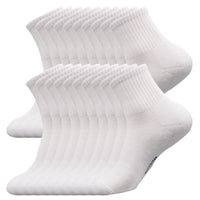 5/10/20 Pairs New Cool Men Black White Warm Socks Set Autumn Winter Male Solid Color Sport Short Socks For Men Dropshipping Quick Pick Grocers