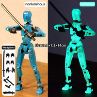 Multi-Jointed Movable Shapeshift Robot 3D Printed Mannequin Dummy 13 Action Figures Toys Kids Adults Parent-children Games gifts Quick Pick Grocers