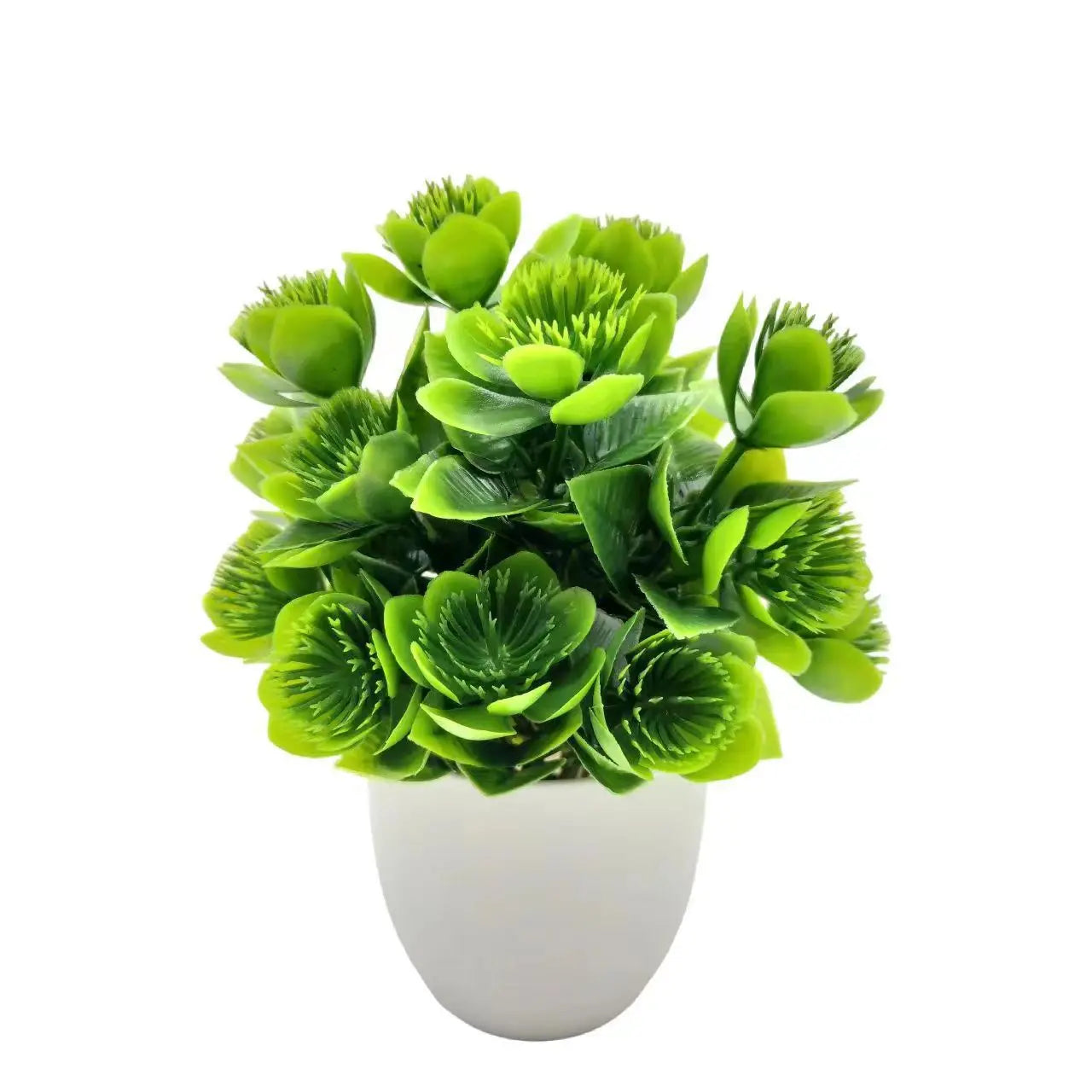 1pc Artificial Plants with Plastics Pots Perfect Greenery for Home DecorationsOffice Desk Living Room and Bedroom Decoration Econic Blanks