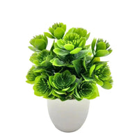 1pc Artificial Plants with Plastics Pots Perfect Greenery for Home DecorationsOffice Desk Living Room and Bedroom Decoration Econic Blanks
