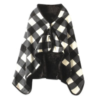 Lady Multifunction Doublelayer Tartan Plaid Blanket Scarf Wrap Shawl Winter Warm шарф женский Elegant Womens Shawl Scarf Winter Econic Blanks