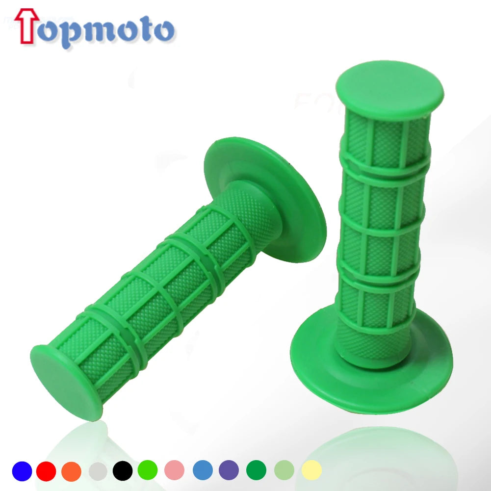 22mm 24mm Motorcycles Grip Dirt Bike Grips 7/8" Rubber Biker Scooter Handle Grip For Handlebar Mx Pillow Top Throttle 22mm Bar Quick Pick Grocers