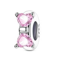 100% 925 Sterling Silver Rainbow Zircon Colorful Butterfly Dragon Shaped Silicone Stopper Charms Beads Fit DIY Bracelets Jewelry Econic Blanks