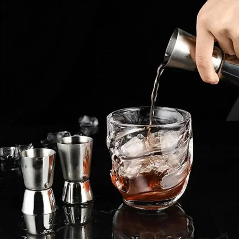 Double Side Measuring Cup Cocktail Drink Wine Shaker Stainless Mojito Bar Accessories kitchen gadget Bar Tools  cocktail shaker Quick Pick Grocers
