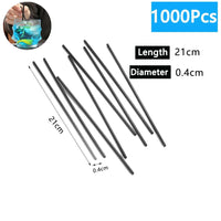 50-6000PCS Black Straws Flexible Drinking Straws Cocktail Straws plastique Drink Tube Straw for Wedding Tea bar Party Wholesale Quick Pick Grocers