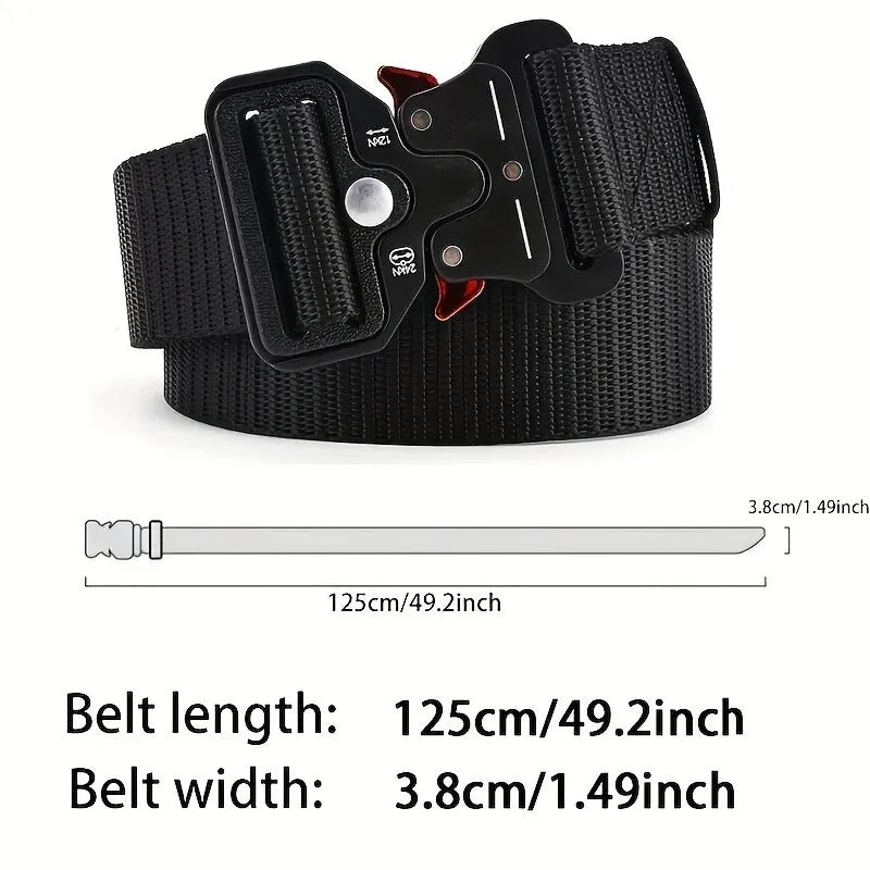 Men's Belt Outdoor Multi Function Belt High Quality Canvas For Nylon Male Luxury Belts Women's Sports Jeans Belt Neutral Belts Quick Pick Grocers