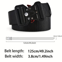 Men's Belt Outdoor Multi Function Belt High Quality Canvas For Nylon Male Luxury Belts Women's Sports Jeans Belt Neutral Belts Quick Pick Grocers