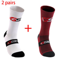 2pairs 2023 New Cycling Socks Bike Nurse Compression Road Bike Running Mtb Knee-high White Sports Funny Brand Black Quick Pick Grocers