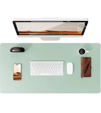 Large Mouse Pad,Office Desk Mat, Leather Desk Pad Protector, Non-Slip PU Leather Desk Blotter, Laptop Desk Pad Econic Blanks