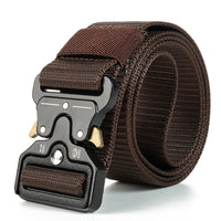 Genuine Tactical Belt Quick Release Outdoor Military Belt Soft Real Nylon Sports Accessories Men And Women Black Belt Quick Pick Grocers