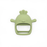 1PC Baby Silicone Teether Toys Cartoon Chick Shape Baby Toys Hollow Out Baby Care Equipment Chewing Training Baby Products Quick Pick Grocers
