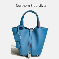 MENDY Women Bags Handbags Bucket Bag Real Leathe Fashion Tote Bag Genuine Leather Luxury Desginer Big Size Large Lady Hand Bags Quick Pick Grocers