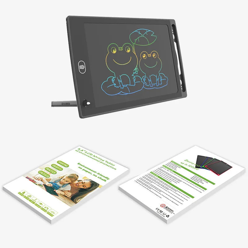 6.5 inch LCD Writing Tablet Drawing Board Montessori Educational Drawing Toys For Kids Students Magic Blackboard Toy Gift Econic Blanks